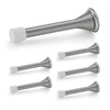 Ravinte Door Stoppers, 6 Pack Spring Door Stops with Rubber