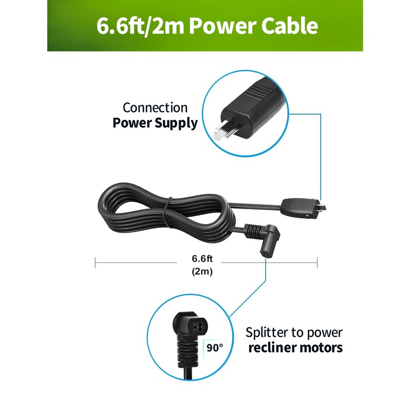 Lonnky 29V 2A AC/DC Power Supply for Recliner Lift Chairs