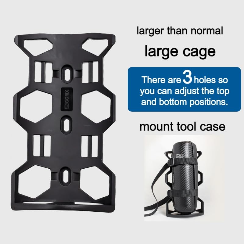 GORIX Bike Front Fork Cage Front Fork Mount Bottle Cage