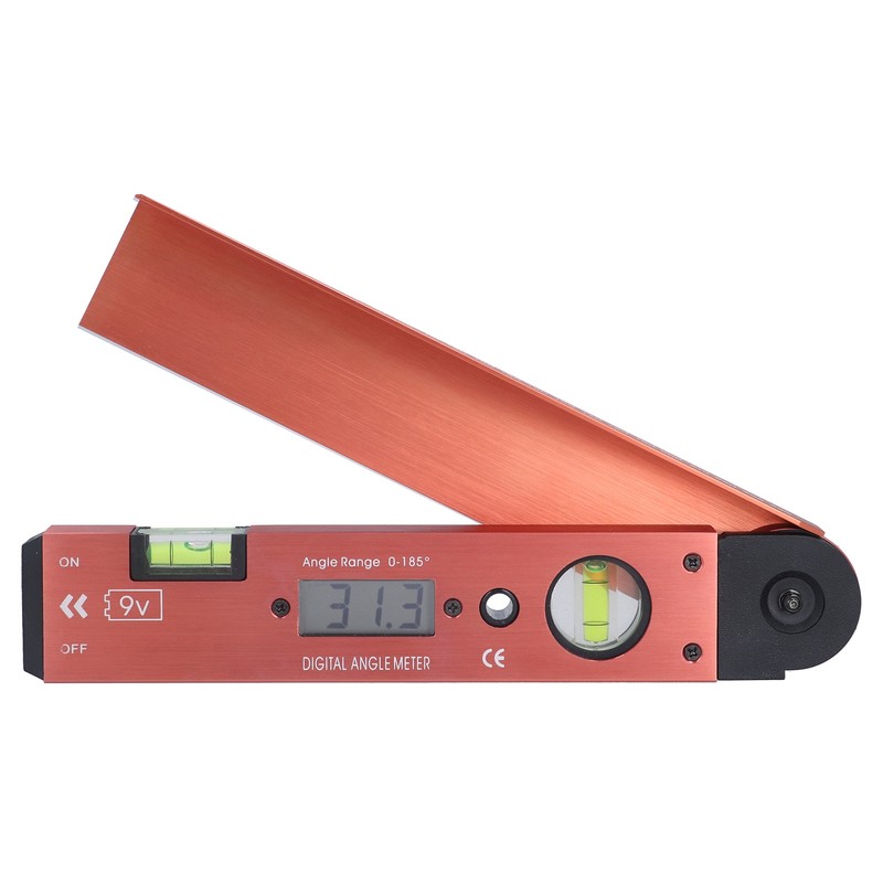 LCD Digital Protractor Inclinometer Portable Angle Finder Gauge with Level