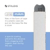 Lima de uñas blanca, rollo de 80 limas en un