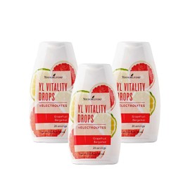 Young Living YL Vitality Drops - Grapefruit Bergamot Flavor, 3 pk - Hydration Boost for Workouts - Sports Nutrition Electrolyte Replacement Drink - Sugar-Free