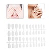 Beavorty 2sets Fake Nails Full Cover Nail Stickers Ultra-thin Matte