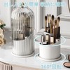 Makeup Brush, Storage Box, Makeup Brush Case, Lid Included, Makeup