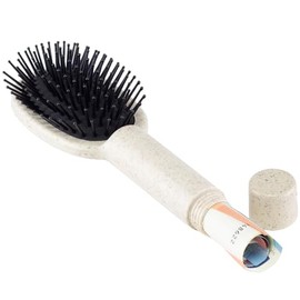 Evergreen Labs Hair Brush with Secret Compartment - Money Hiding, Key Hide, Travel Hair Brush - Discreet Money Box for Valuables - Can Safe - Hidden Safe - Beach Safe - Tan