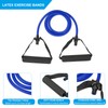PATIKIL 25Lbs Resistance Bands, Single Exercise Bands with Foam Handles