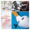 12 pares de guantes humectantes blancos sin dedos, guantes de