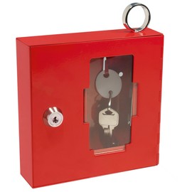 BARSKA Breakable Emergency Key Box, Red, Small