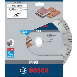 Bosch 2608602645 Diamond Cutting Disc Best for Stone