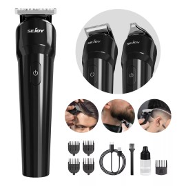 Sejoy Rasuradora Eléctrica Barba Afeitadora Recargable Cortapelos 3 En 1 Kits Para Hombre 110/220V