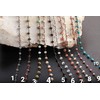 Tourmaline Silver Oxidized Faceted Natural Precious Gemstone Chain High Quality