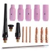 Alffun 17pcs welder TIG welding torch Collet Body nozzle kit
