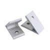 PZRT 2pcs 45 Degree Angle 2020 Aluminum Corner Brackets Profile