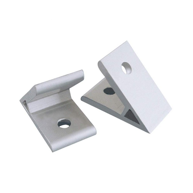 PZRT 2pcs 45 Degree Angle 2020 Aluminum Corner Brackets Profile