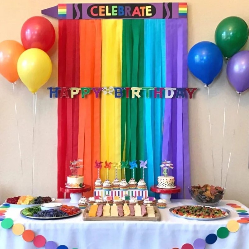 Unique Metallic Jointed Letter Banner - 4' Multicolor, 1 Piece