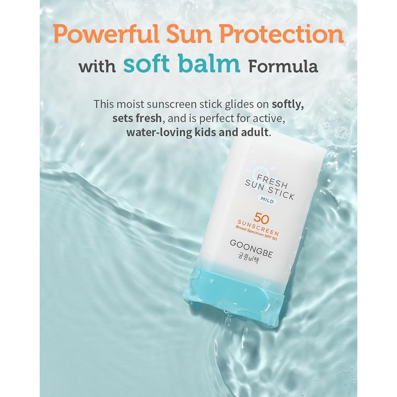 GOONGBE Fresh Sun Stick Mild SPF 50 - No White