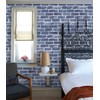 Timeet Blue Brick Wallpaper Peel and Stick Wallpaper 17.7" x