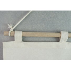 Tandi Linen/Cotton Fabric Wall Door Closet Hanging Storage Bag Case 8 Pockets Home Organizer Blue Strips