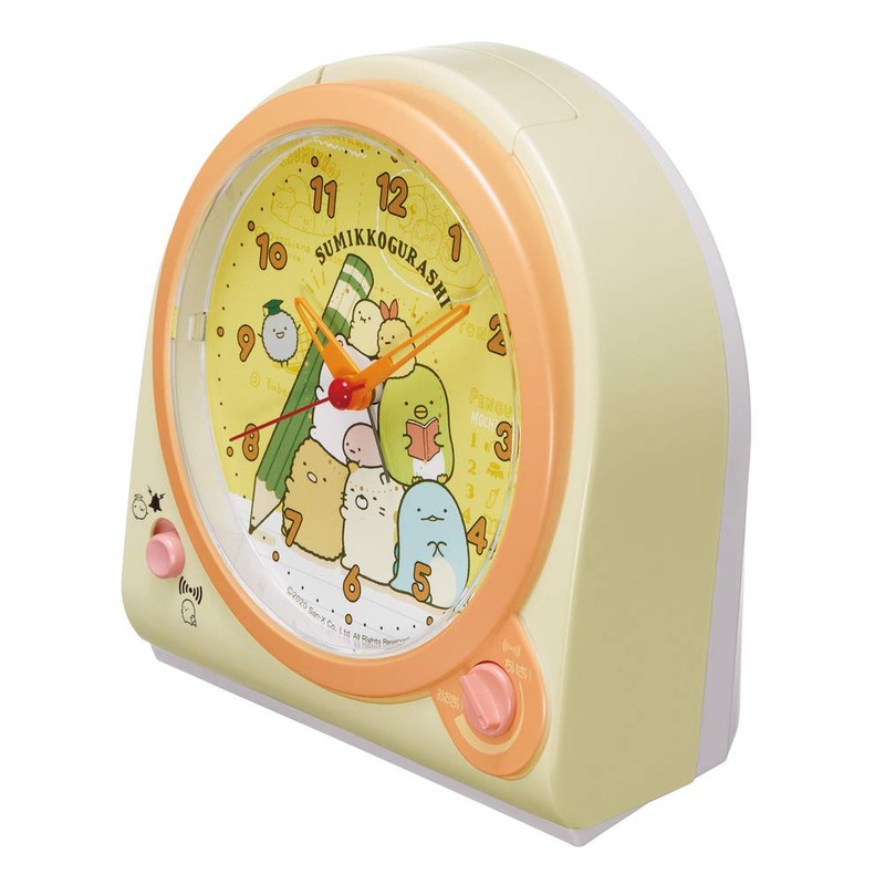 Seiko Clock, Alarm Clock, Table Clock, Character, Sumikko Gurashi, Yellow