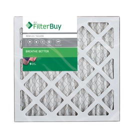 Filterbuy 12x12x1 Air Filter MERV 8 Dust Defense (4-Pack), Pleated HVAC AC Furnace Air Filters Replacement (Actual Size: 11.69 x 11.69 x 0.75 Inches)