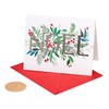 Papyrus Holiday Boxed Cards, Noel and Holly (20-Count)