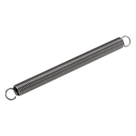 sourcing map Compression Spring,16mm OD,2mm Wire Size,244mm Extended Length,200mm Free Length,Spring Steel,15kg Load Capacity,Grey