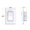 Leisure LED Modern Single SPST On-Off Switch with Bezel, 12-Volt,