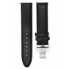 Ewatchparts 20mm Smooth Leather Watch Band Strap Deployment Clasp Bracelet