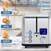 Toaster 2 Slice, CUSIMAX Stainless Steel Toaster with Large LED