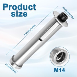 Satin Roller, M14 Thread Mandrel Adapter, for Angle Grinder, Roller Grinder, Easy to Disassemble