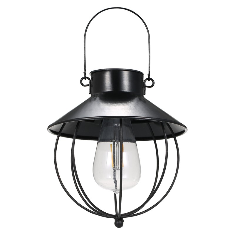 2PCS Solar Powered Energy Vintage P-endant H-anging Light Outdoor Wall
