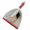 usy Coronet Plastic Dustpan Set, Transparent/Red (22 cm) Block