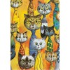 Inkognito 42211 Cat Ties Artist Bernhard Oberdieck Transparent Pockets A4 Office Pockets Punched Pockets