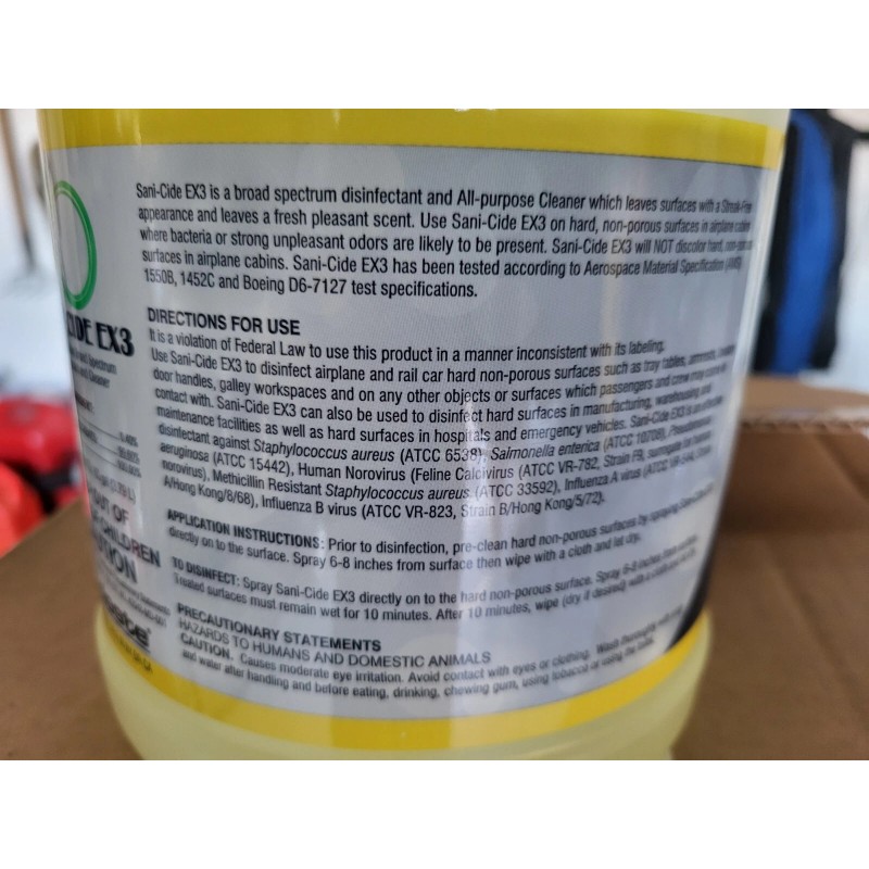 Celeste Sani-Cide EX3 Broad Spectrum Disinfectant 1 Gallon Jug