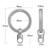 TISUR Titanium Key Ring, Car Key Chain, For Men, Smart