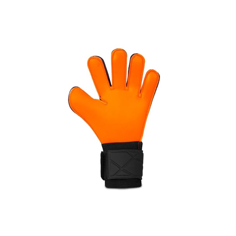 Buffon Guantes De Portero Spider Semiprofesional para Niño Infantil (Negro/Naranja,