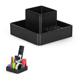 BRAINWAVZ Pen Holder & Desktop Stationary Organizer, TV Remote Control & Office Supplies, For Pens, Pencils, Scissors, Staplers Other Small Home Office Supplies & Accessories (D06)