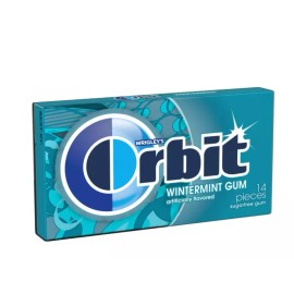 ORBIT Gum Wintermint Sugar free Chewing Gum, 14 Pieces (Pack of 12)