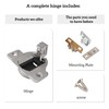 Replacement for Blum 110 Cabinet Hinges, Hinge Back Model 30.310-11.02,