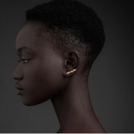 Handmade Gold 925 Sterling Silber Ohrkletterer – Lachs Boho-Ohrringe Muschelohrringe für Frauen minimalistische Ohrringe hypoallergene Ohrkletterer ungewöhnliches Weihnachtsgeschenk für Sie