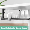 Under Desk Cable Management Tray No Drill, Under-Desk Cable Organiser