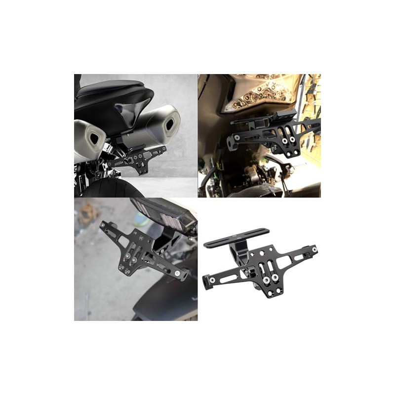 Motorcycle Number Plate Holder, Adjustable Number Plate Holder, Universal CNC