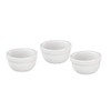 Tala Mini Bowls, Set of 3-20053, Ceramic, White