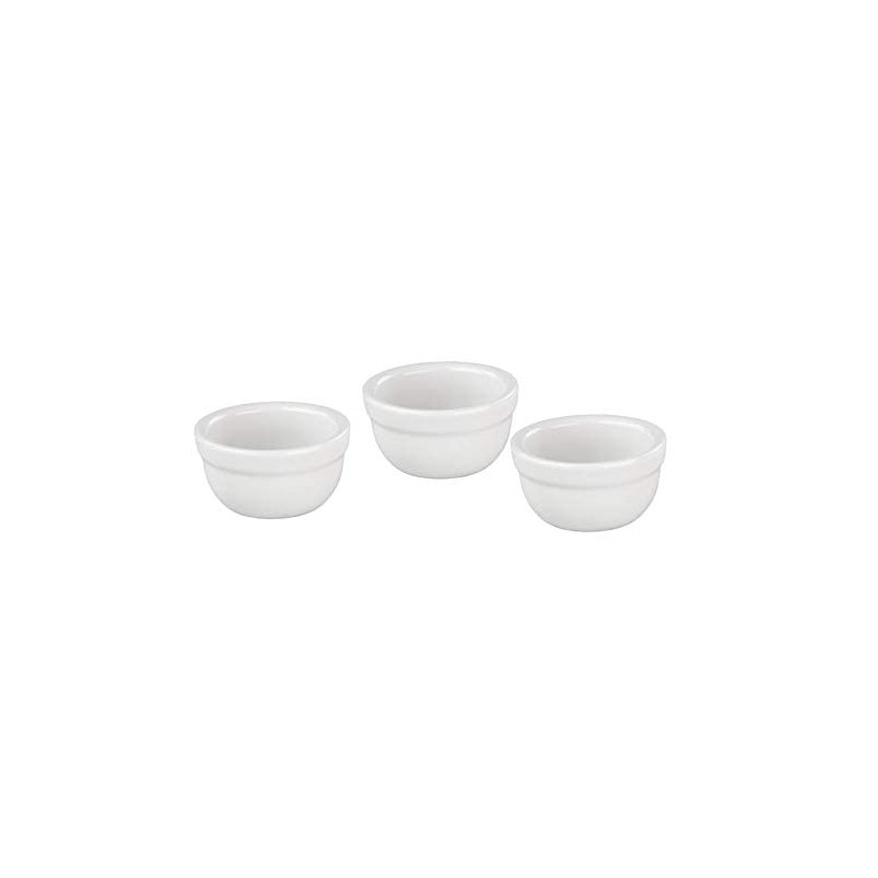 Tala Mini Bowls, Set of 3-20053, Ceramic, White