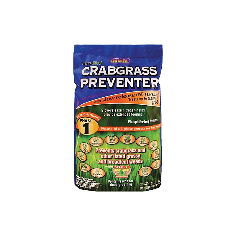 BONIDE Products 60410 Crab Grass Preventer, 5M
