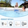 6PCS 3-1/2 Inch Hot Tub Filter Standpipe Caps - Compatible