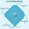 Pack of 5 Blue Pan Scrapers, Anti-Scratch Nylon Scraper for