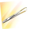 OATIPHO Portable Stainless Steel Eyebrow Tweezer with Curved Elbow Design