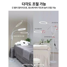 미용 조명 타투 작업등 방송 촬영 뷰티 유용한 LED Beauty Lighting Tattoo Work Light Broadcast Filming Useful LED [B. White 18W Touch Brightness Adjustment]