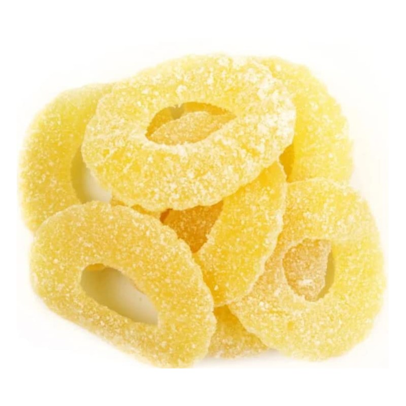 Smarty Stop Gummy Rings (Pineapple, 1 Pound (Pack Of 1))